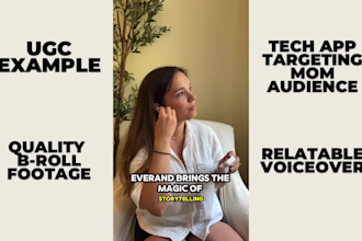 create ugc ads for mom, baby, kids products, bogo bundle