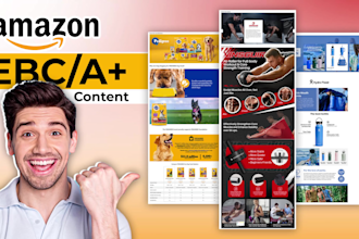 create amazon a plus content, ebc design for enhanced brand content