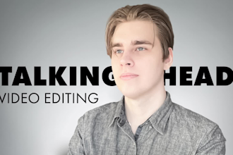edit talking head videos for youtube professionally