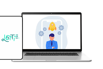 create custom lottie json animations for web and mobile apps