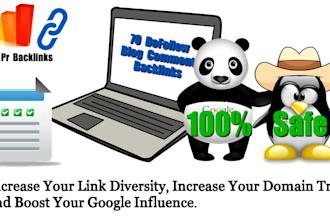 build 120 dofollow blog comment backlinks pr7 to 2