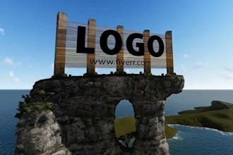 create professional company logo intro animation video