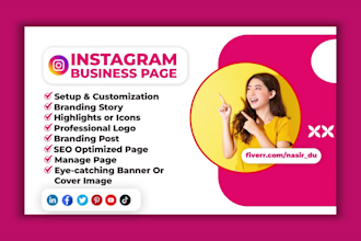 create instagram business page, facebook business page