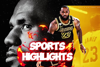 edit sports highlights, basketball and sports video recruitment