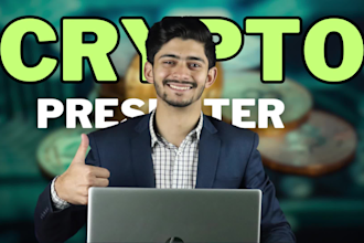 be your crypto spokesperson video presenter and actor
