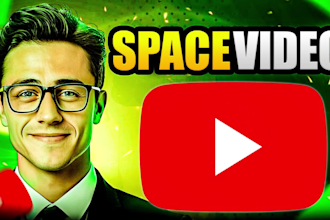 create cinematic space and science videos for youtube