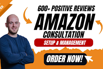 be your amazon fba consultant or mentor