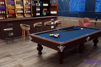 do any architectural interior design with realistic 3d rendering