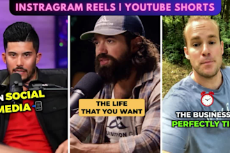 edit alex hormozi type videos for instragram reels, youtube shorts