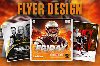 do 3d motion poster, motion banner, motion flyer, animated event, party flyer