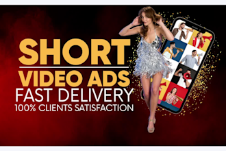 create product promo, website promo and short video ads