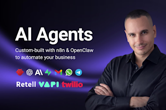 make an ai agent with claude code, openclaw, hermes or n8n