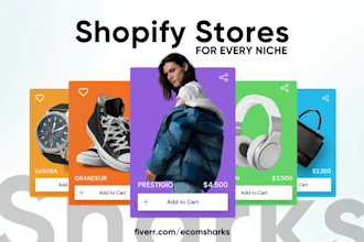 design, redesign shopify store, shopify dropshipping store, shopify website