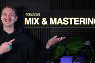 mix and master your edm, house, techno, dubstep, trance song