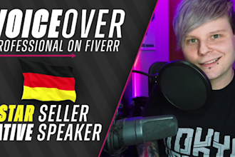 record only the best german voice over for your project