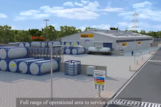 do 3d industrial animation oil gas factory product animation for dry port video