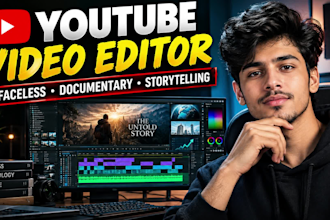 do faceless video editing or faceless youtube video editing