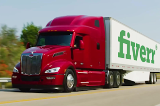 do logistic shipping truck trailer video