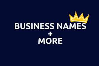 suggest unique names for your business, brand with domains