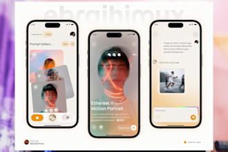 design professional mobile app UI UX screens in figma