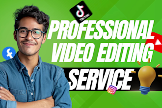do short video editing for youtube shorts, vlog, podcast, tik tok video editor