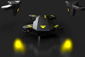 create quality 3d drone animation, aircraft and drone design, cgi drone product