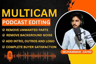 edit multicam interviews and riverside podcast video editing