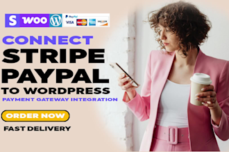 connect stripe and paypal payment gateway to wordpress ecommerce website