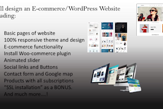 build a woo commerce website ecommerce store at 10 percent discount