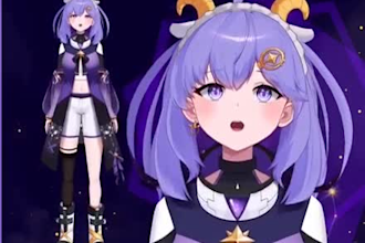 draw 2d vtuber model live2d vtuber rigging vtuber avatar vtuber commission anime