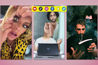 add customized vfx  visual effect to tiktok video