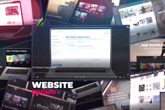 create website promo or app promo video for your business