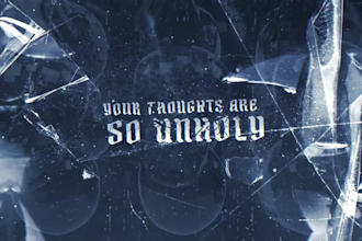 make a metal lyric video for your song