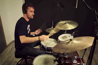 record jazz drums in your song