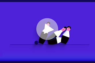 create a 2d animated explainer video for your business brand or company