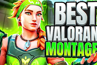 edit your valorant, cod, csgo or fortnite montage