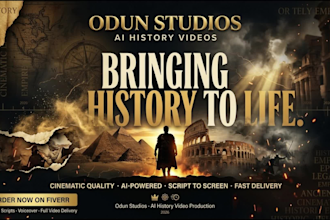 create ai history documentary videos for youtube, ai history shorts, tiktok