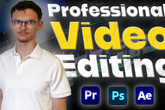 do professional video editing for you