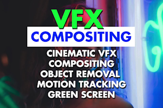 do cinematic video editing with vfx for ads