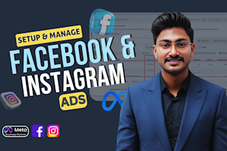 setup facebook ads campaign, instagram ads, and meta ads management