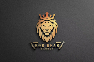 do unique barbershop and beauty salon logo