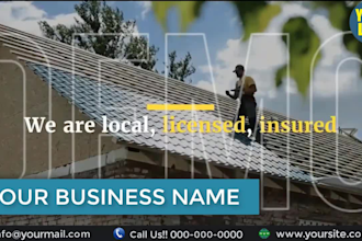 do emergency roof repair or roof damage promo video