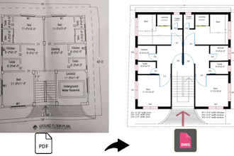 autocad drafting and any 2d autocad drawings within a day