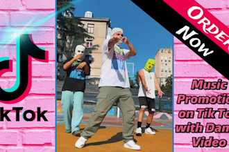 create tik tok dance video to promote your music