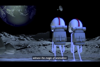 make an animated 3d scripted short story  video