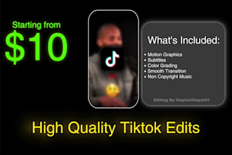edit a engaging video for tiktok, shorts, reels