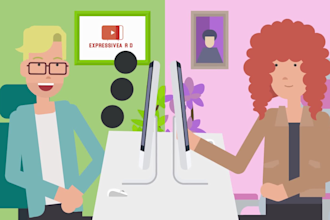 create a 2d animated explainer video or sales video