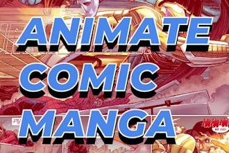 animate your comic, manga, webtoon, manhwa, anime