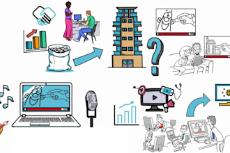 create 2d whiteboard explainer 2d animated video 2d sales video 2d infographics