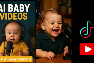 create viral ai baby video ai baby talking podcast ai baby parot ai news baby